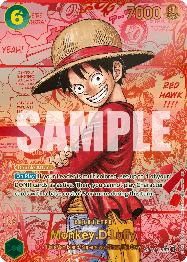 Sammelkarte Monkey.D.Luffy