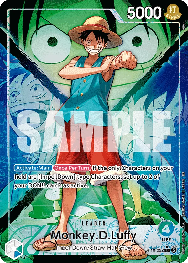Sammelkarte Monkey.D.Luffy