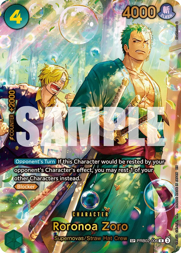 Sammelkarte Roronoa Zoro