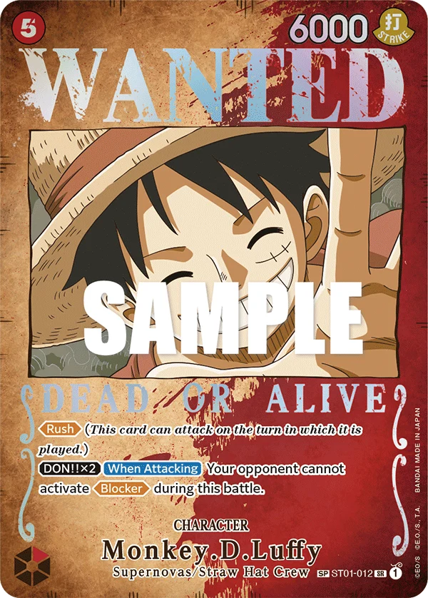 Sammelkarte Monkey.D.Luffy