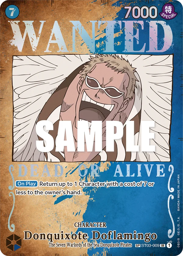 Sammelkarte Donquixote Doflamingo