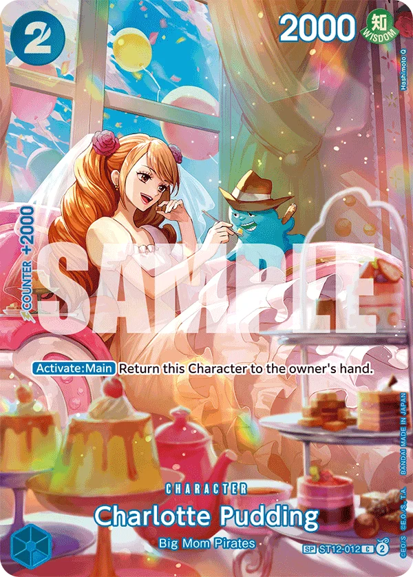 Sammelkarte Charlotte Pudding