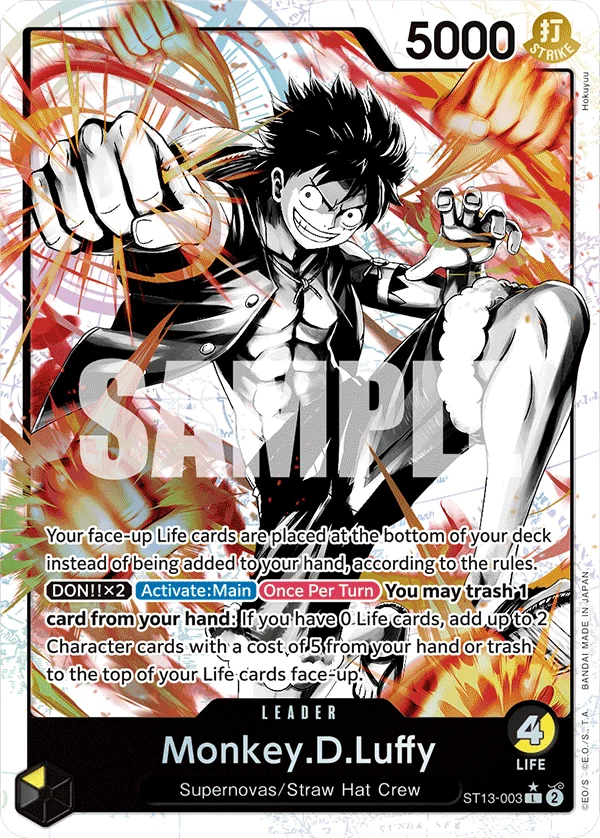 Sammelkarte Monkey.D.Luffy