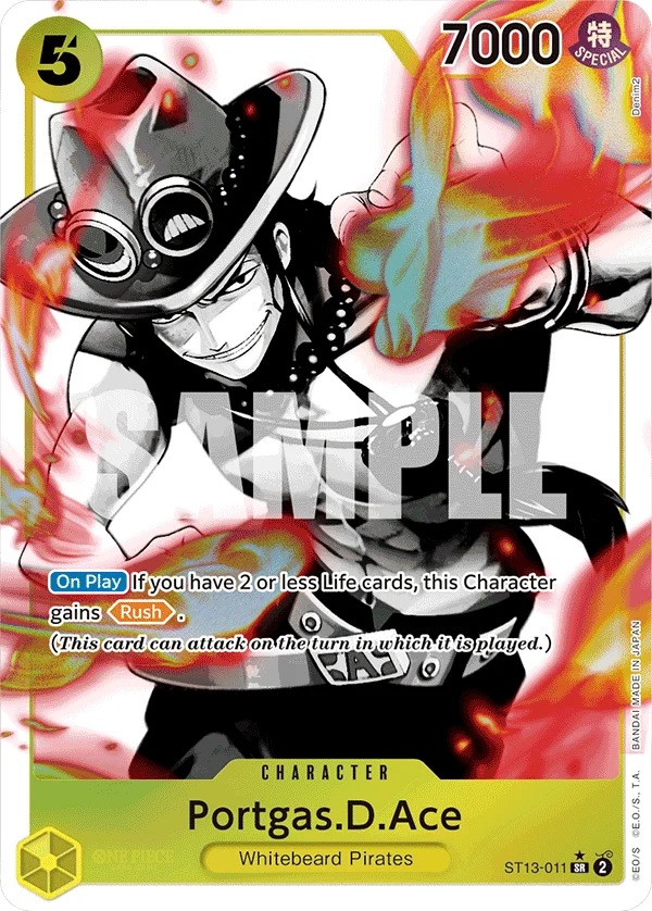 Sammelkarte Portgas.D.Ace