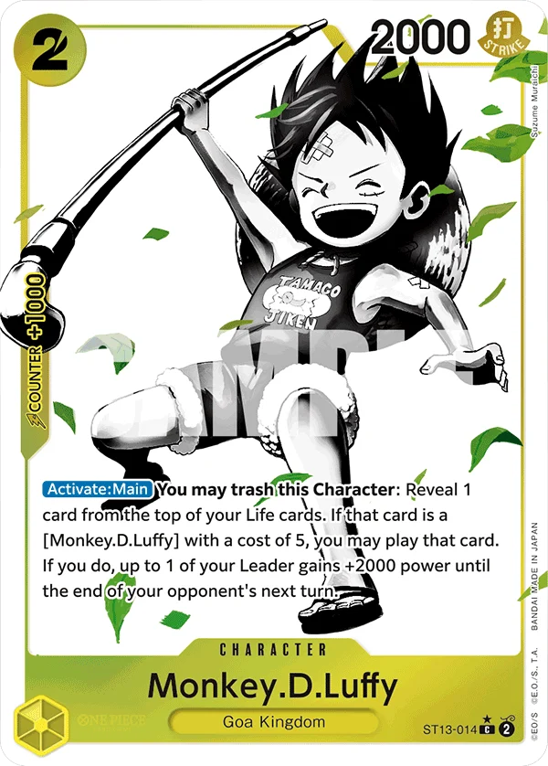 Sammelkarte Monkey.D.Luffy