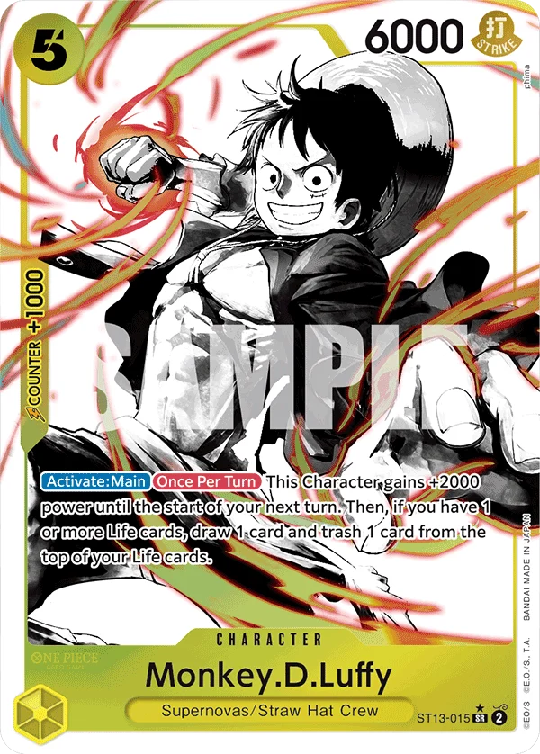 Sammelkarte Monkey.D.Luffy