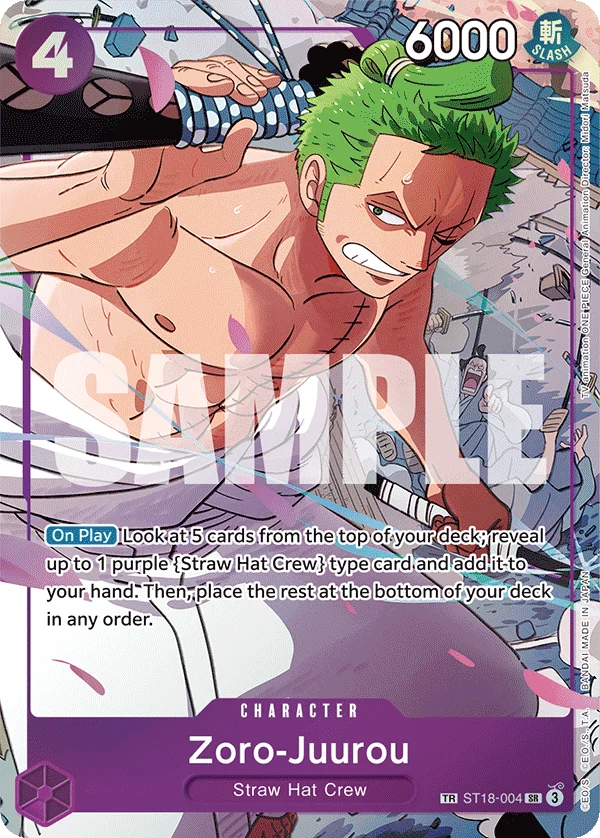 Sammelkarte Zoro-Juurou