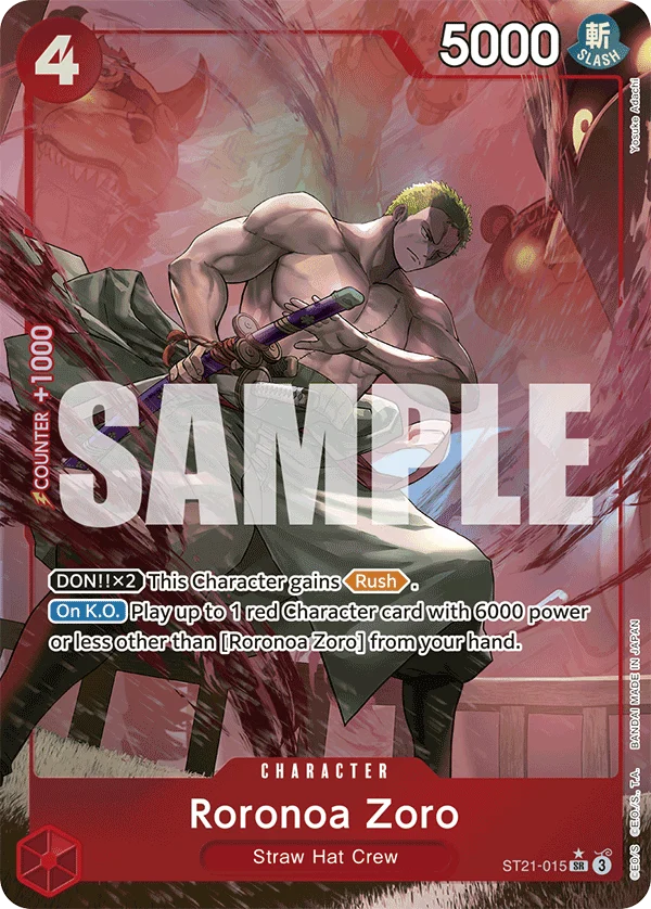 Sammelkarte Roronoa Zoro