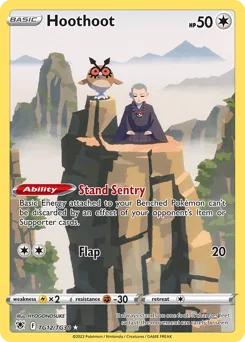 Sammelkarte Hoothoot
