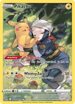 Sammelkarte Pikachu