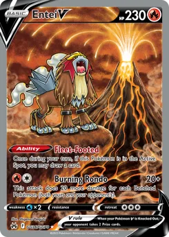 Sammelkarte Entei V