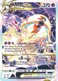 Sammelkarte Deoxys VSTAR