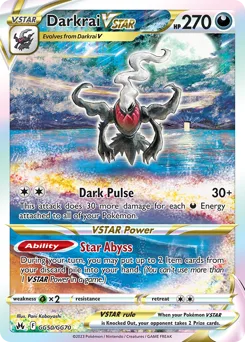 Sammelkarte Darkrai VSTAR