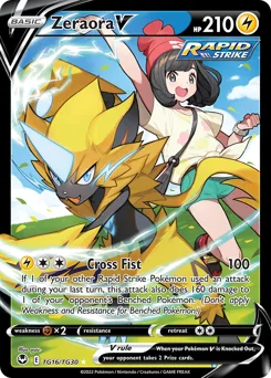 Sammelkarte Zeraora V