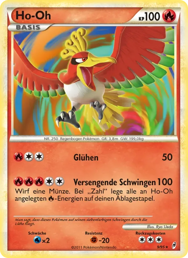 Sammelkarte Ho-Oh