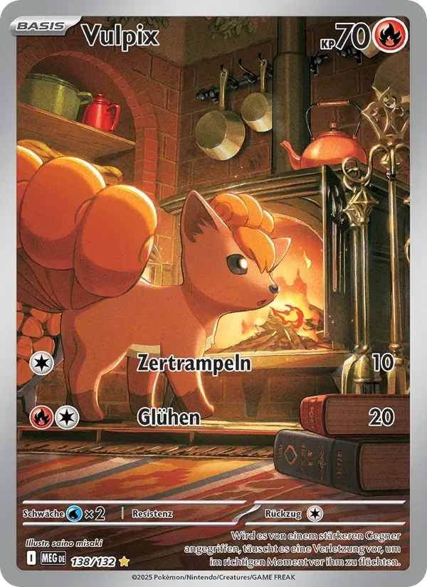 Sammelkarte Vulpix