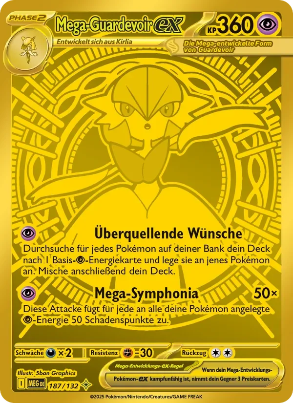 Sammelkarte Mega-Guardevoir-ex