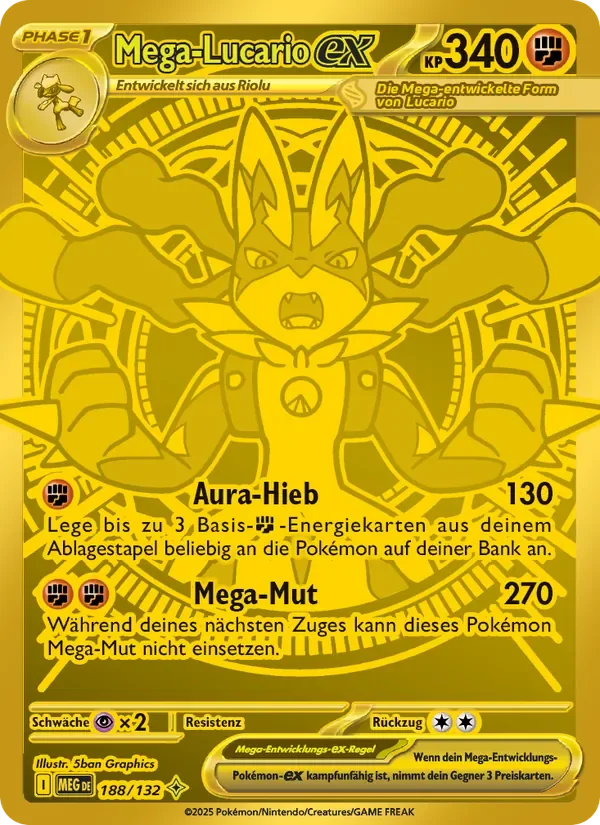 Sammelkarte Mega-Lucario-ex