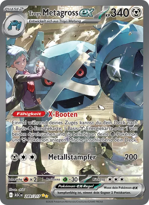 Sammelkarte Troys Metagross-ex
