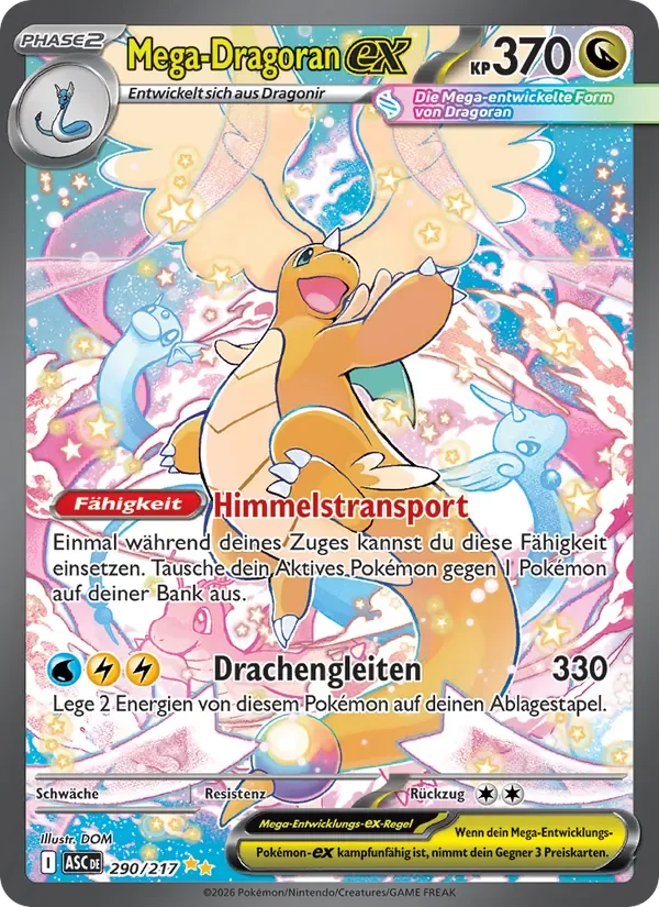 Sammelkarte Mega-Dragoran-ex