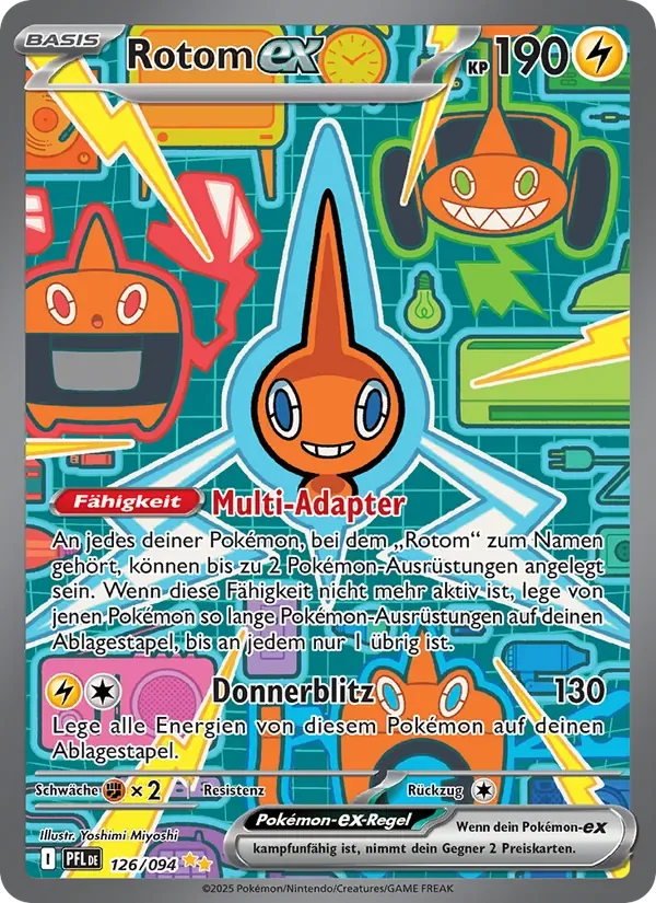 Sammelkarte Rotom-ex