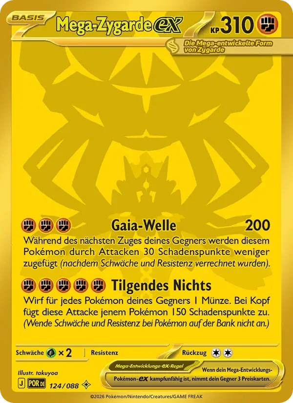 Sammelkarte Mega-Zygarde-ex
