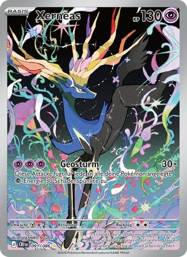 Sammelkarte Xerneas