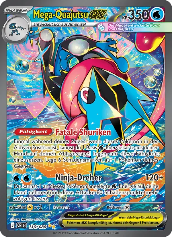 Sammelkarte Mega-Quajutsu-ex