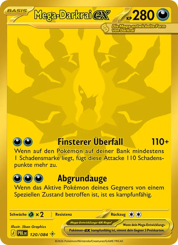 Sammelkarte Mega-Darkrai-ex