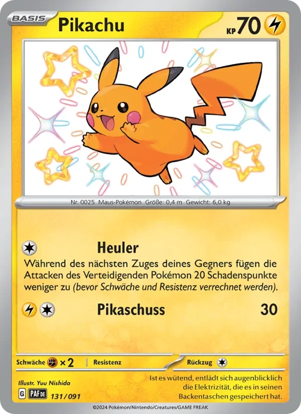 Sammelkarte Pikachu