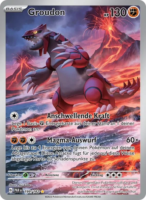 Sammelkarte Groudon