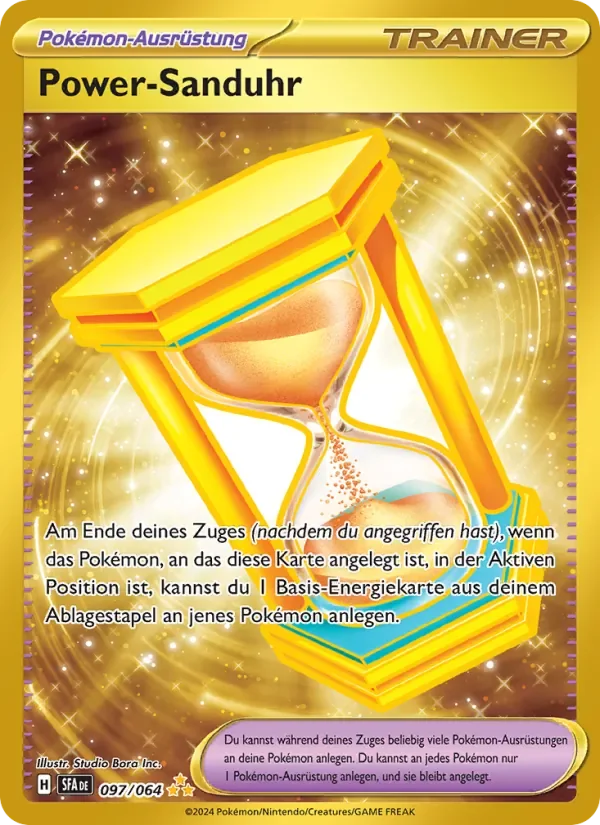 Sammelkarte Power-Sanduhr