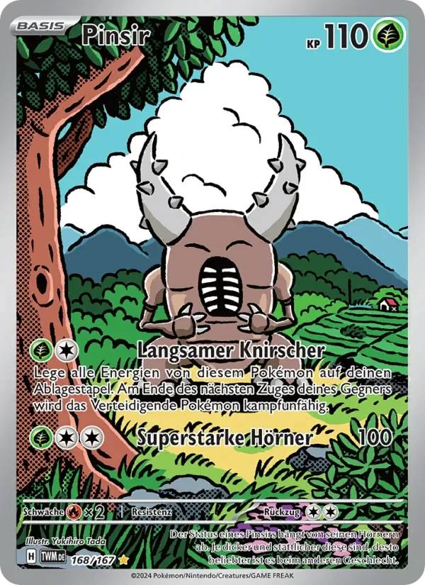 Sammelkarte Pinsir