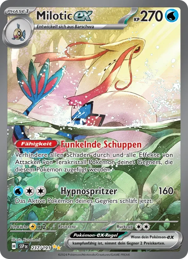 Sammelkarte Milotic-ex