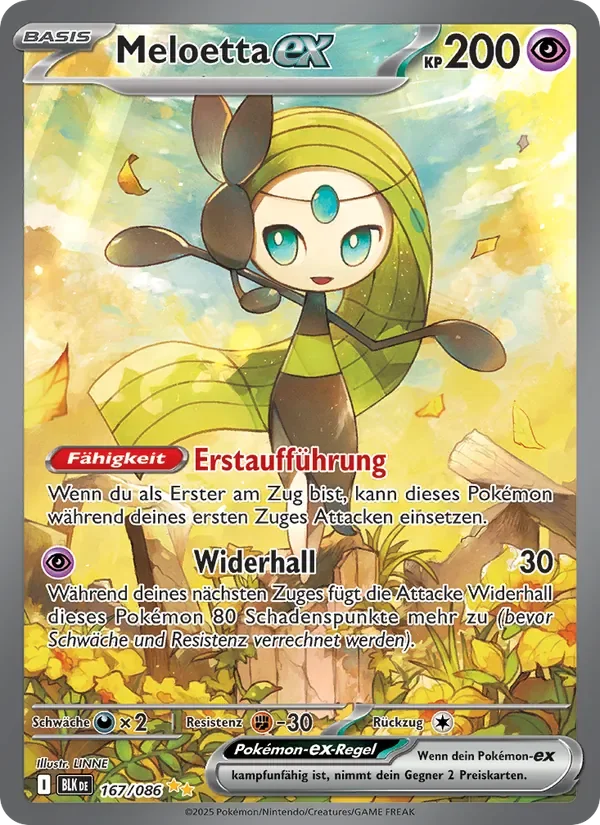 Sammelkarte Meloetta-ex