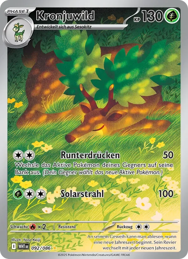 Sammelkarte Kronjuwild