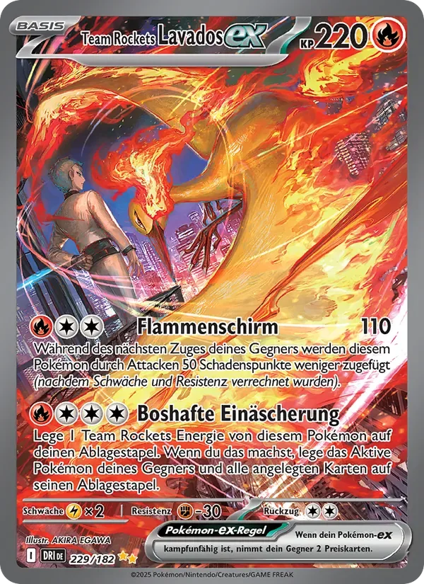 Sammelkarte Team Rockets Lavados-ex