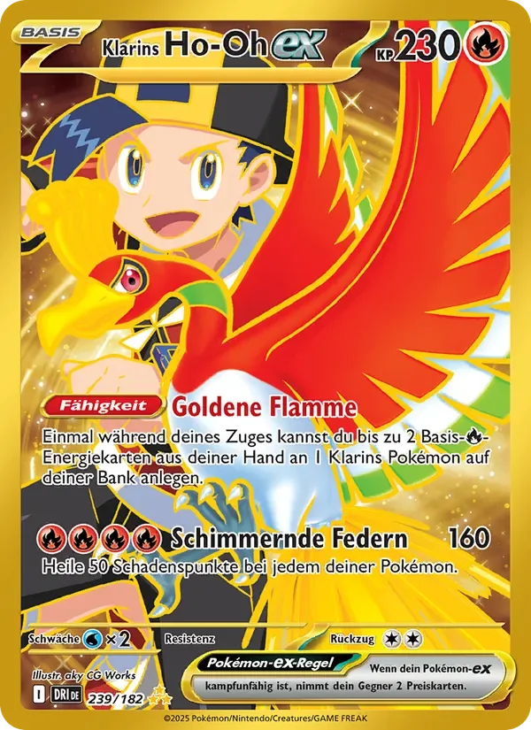 Sammelkarte Klarins Ho-Oh-ex