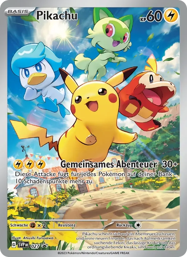 Sammelkarte Pikachu