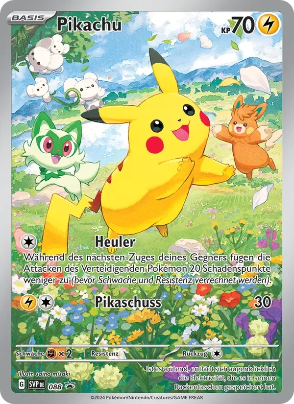 Sammelkarte Pikachu