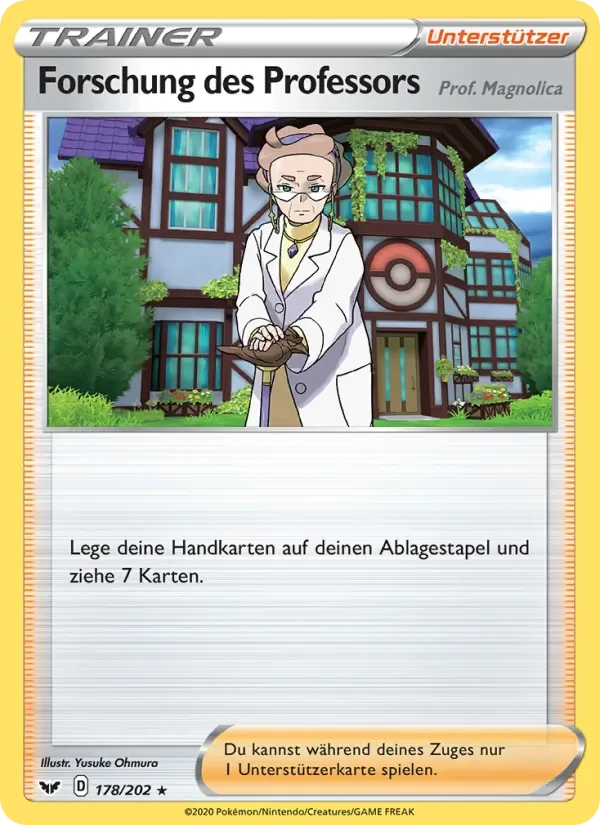 Sammelkarte Forschung des Professors