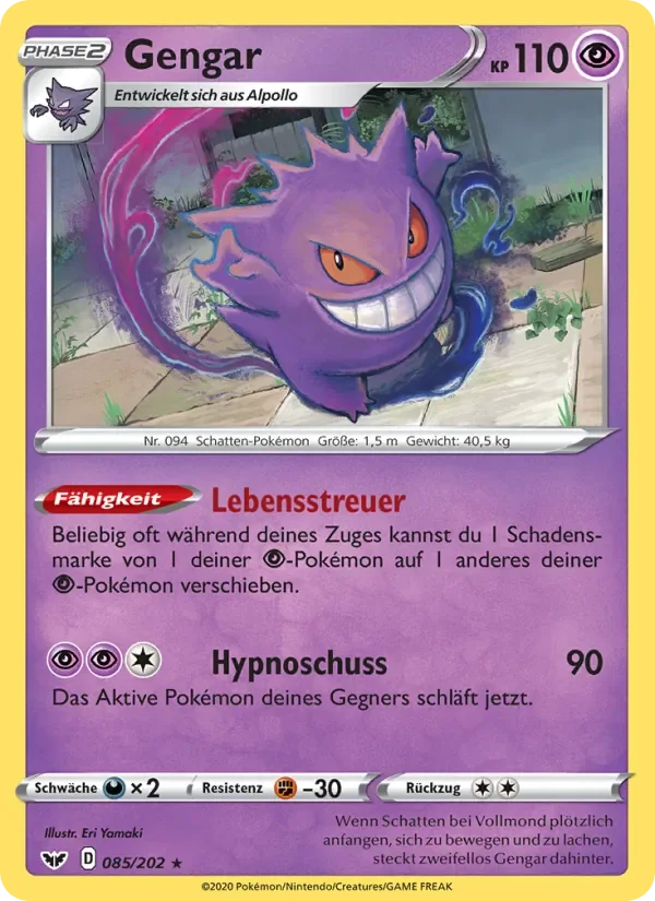 Sammelkarte Gengar