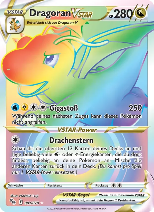 Sammelkarte Dragoran VSTAR