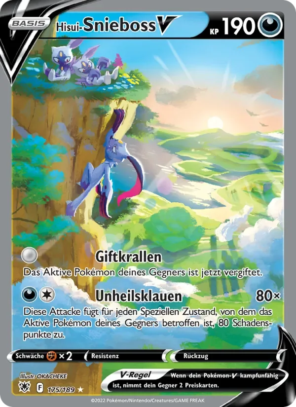 Sammelkarte Hisui-Snieboss V
