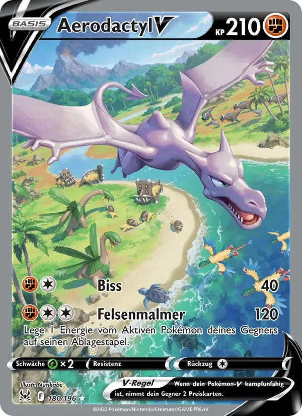 Sammelkarte Aerodactyl V