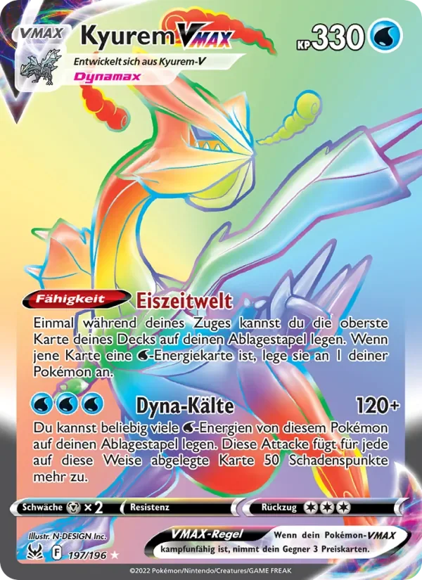 Sammelkarte Kyurem VMAX