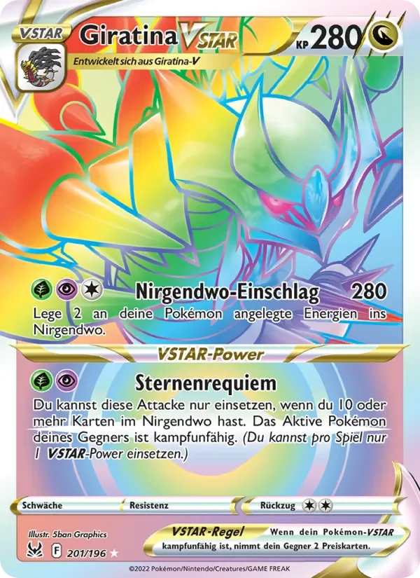 Sammelkarte Giratina VSTAR