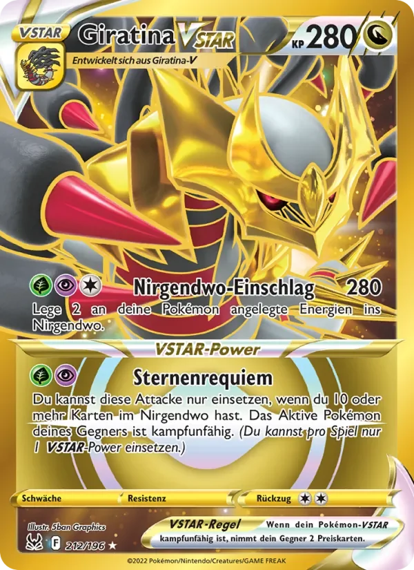 Sammelkarte Giratina VSTAR