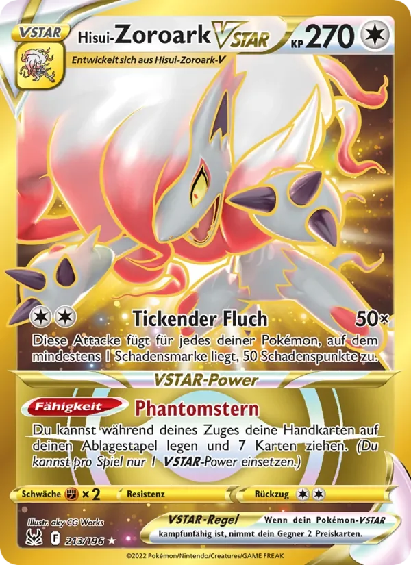 Sammelkarte Hisui-Zoroark VSTAR