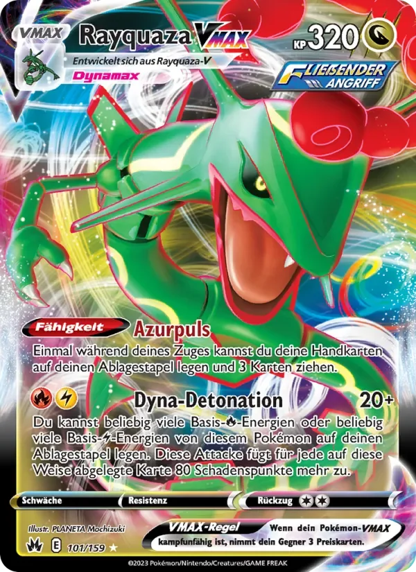 Sammelkarte Rayquaza VMAX